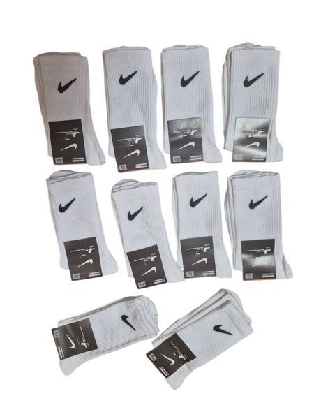 Шкарпетки чоловічі Sport , Nike високі теніс стрейч білі р.41-44 2776301566 фото